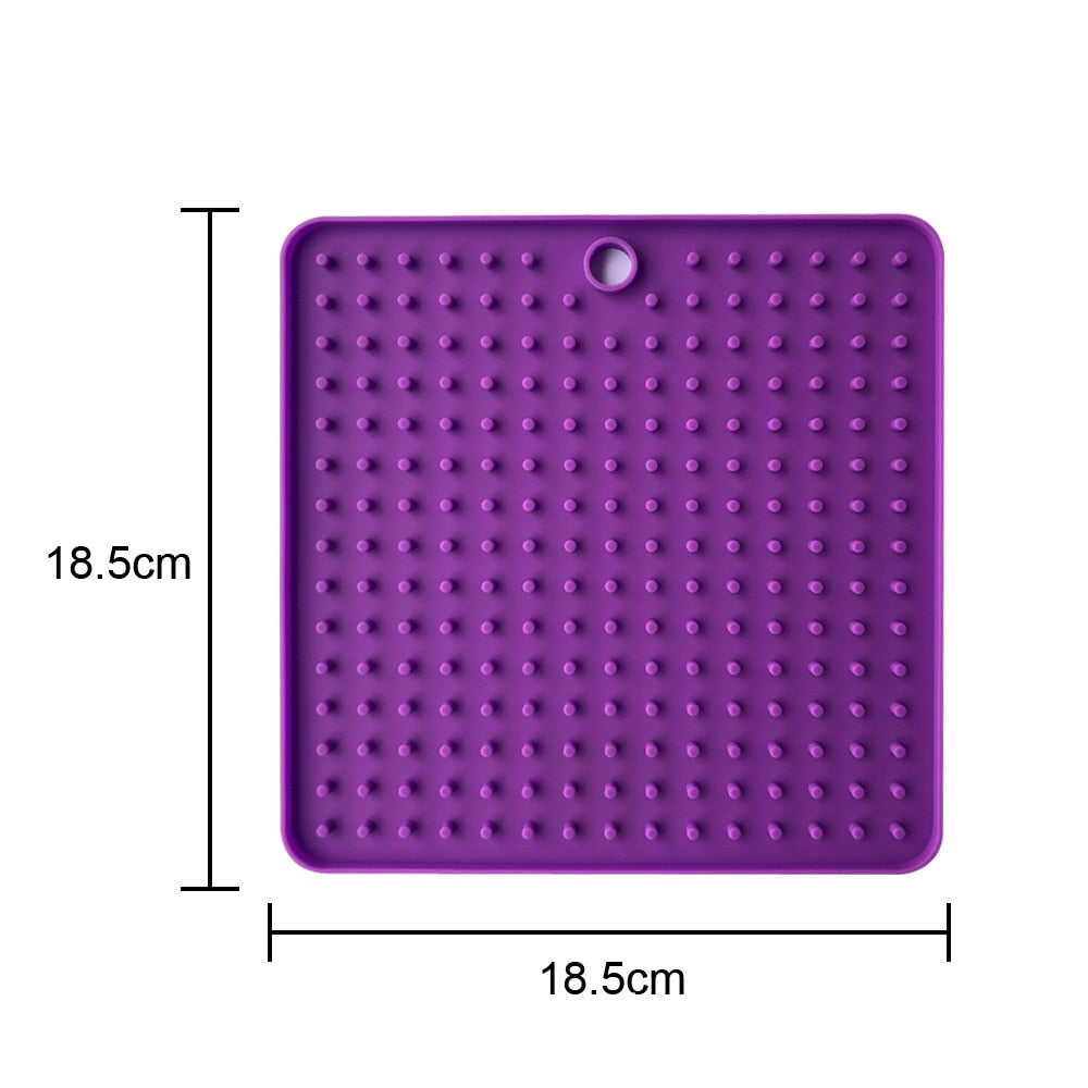 Simple Square Silicone Lick Mat