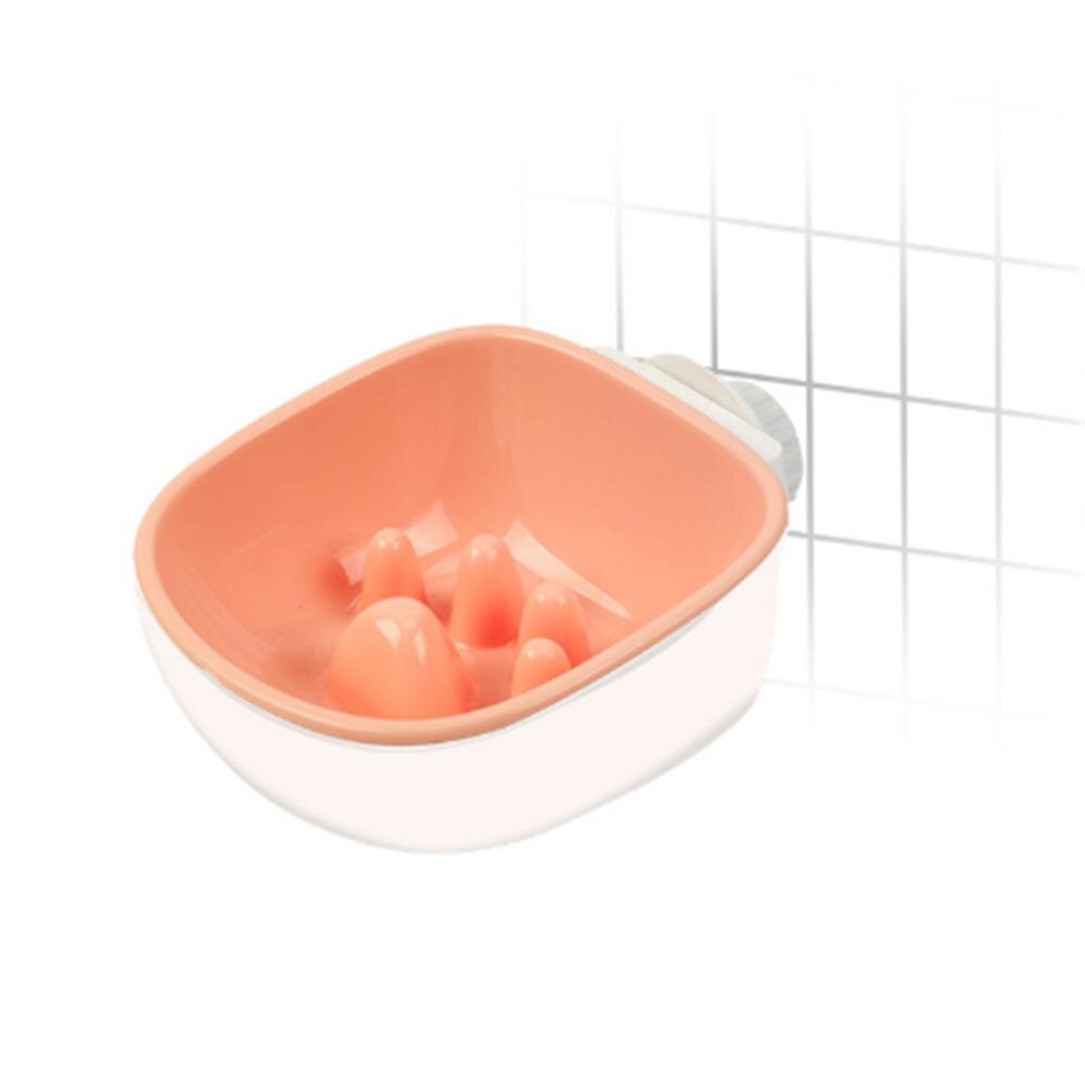 Water & Food Crate Bowls with Paw Print Design