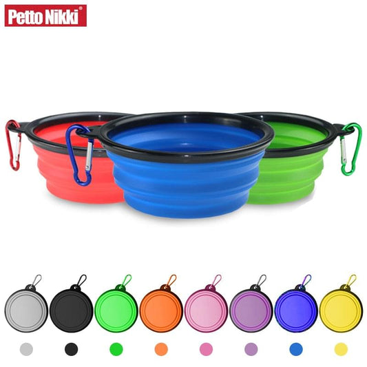 Collapsible Silicone Dog Travel Bowl