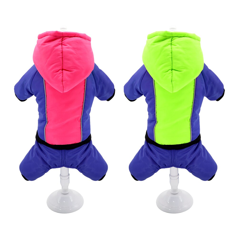 Reflective Color Block Snow Suit