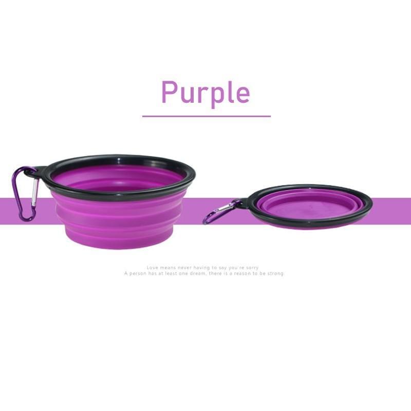 350ml Collapsible, Silicone Dog Bowl, For Water or Food