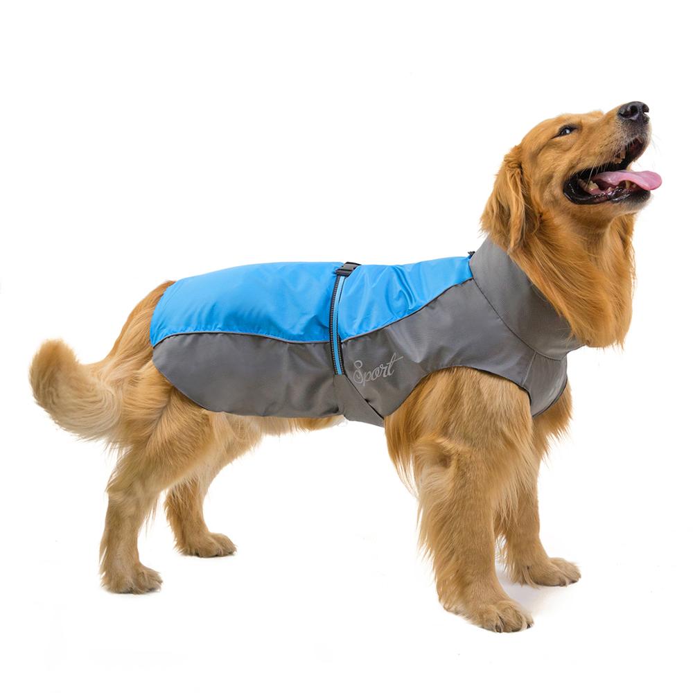 Dog Rain Coat, With Reflective Strip and Easy to Adjust