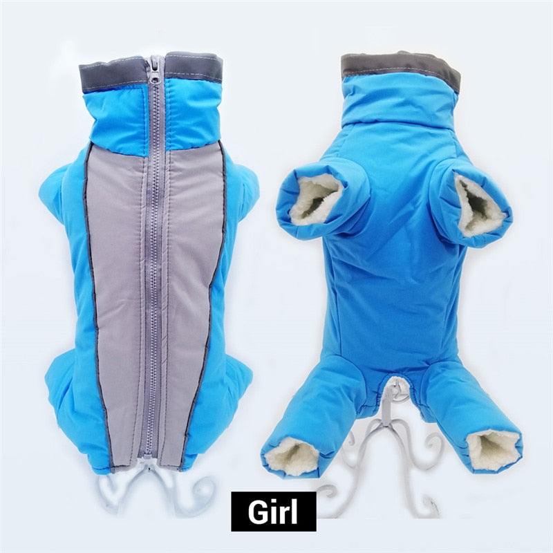 Winter Snow Suit, With Fur Lining