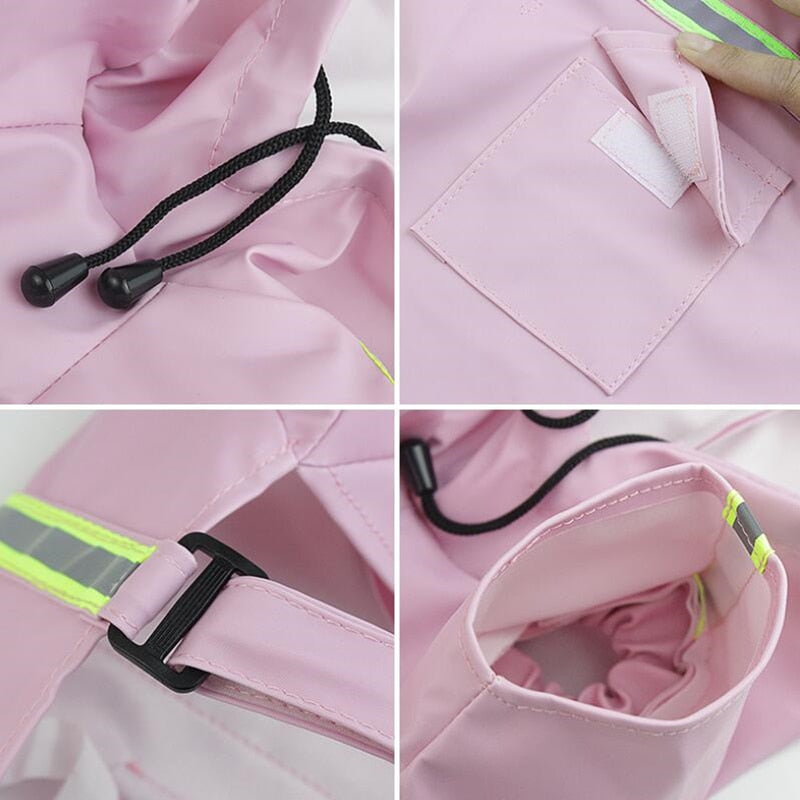 Raincoats, With Reflective Strip & Cute Hood