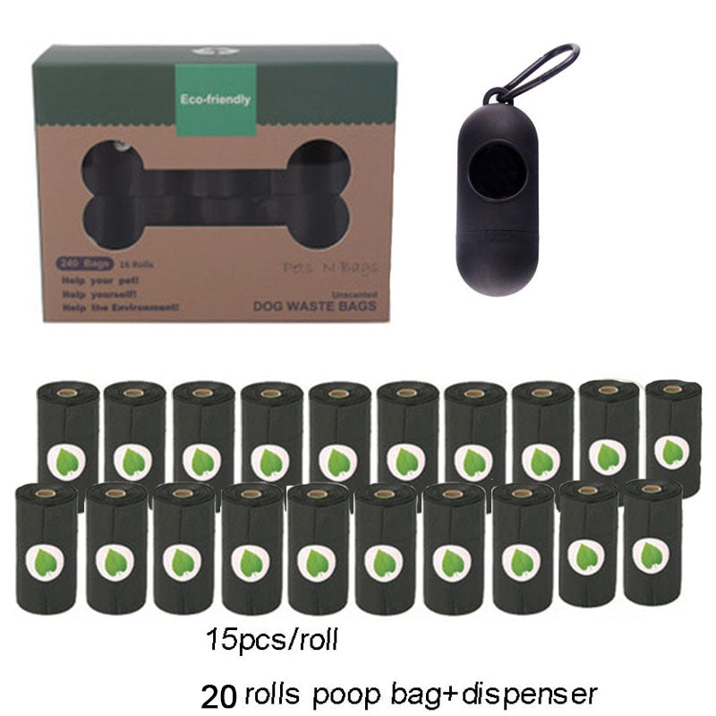 20 Eco - Friendly, Plain Poo Bag Rolls