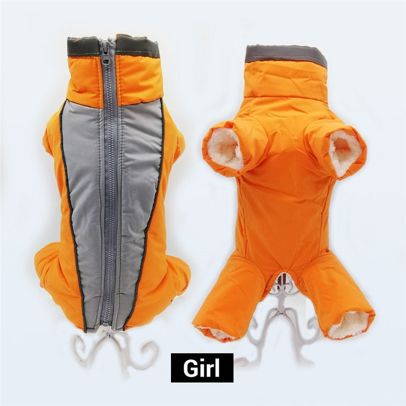 Winter Snow Suit, With Fur Lining