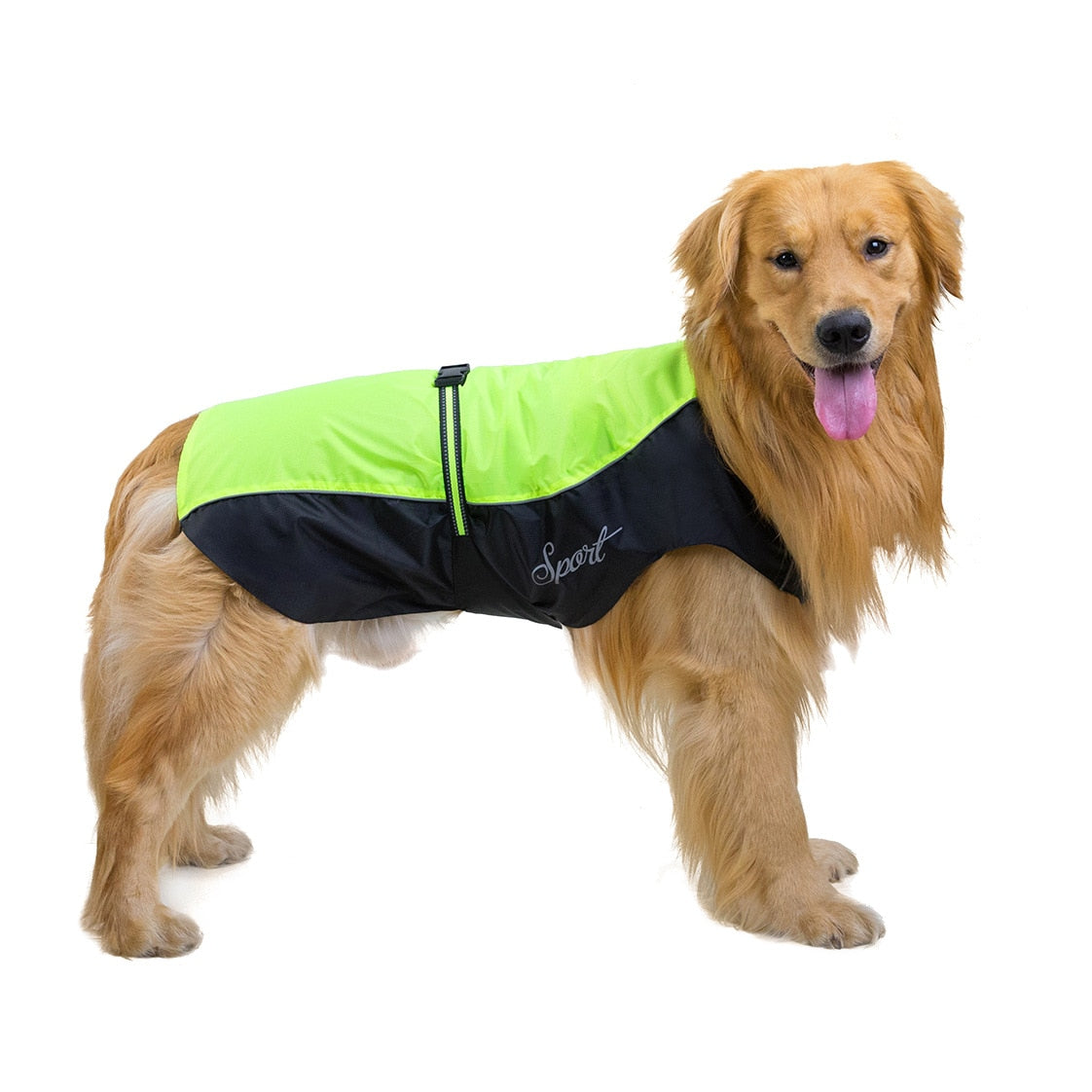 Dog Rain Coat, With Reflective Strip and Easy to Adjust