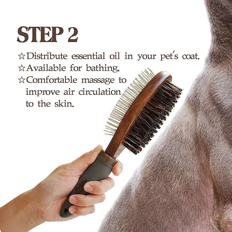 Benepaw Double Sided  Dog Brush