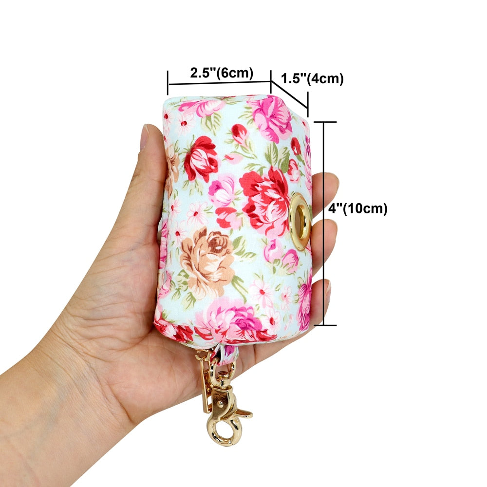 Floral Poo Bag Dispenser