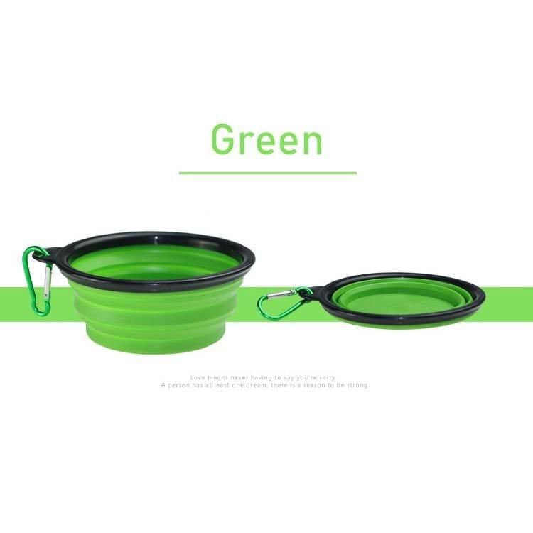 Collapsible Silicone Dog Travel Bowl