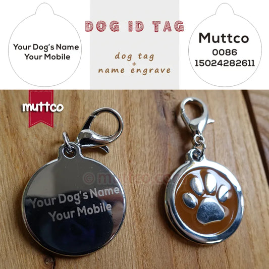 Dog Paw ID Tag