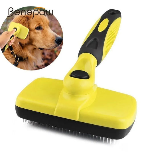 Benepaw Premium Self Clean Dog Brush