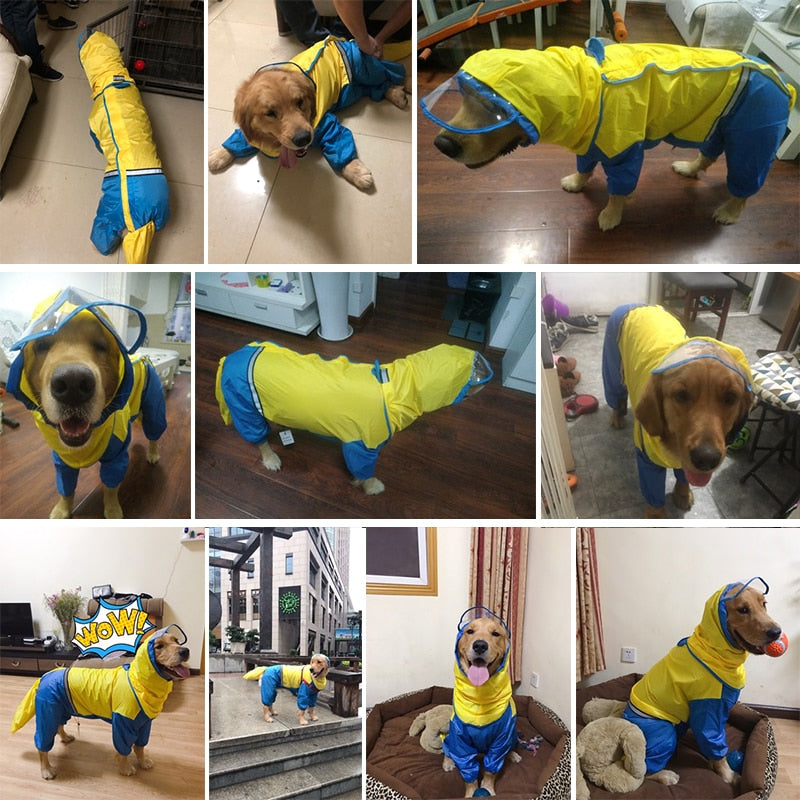 HOOPET Dog Riancoat, In Jumpsuit Style, For Big Breeds