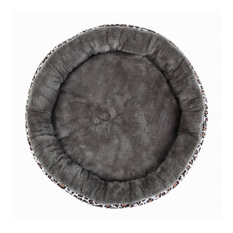 Pawstrip Soft Plush Round Bed