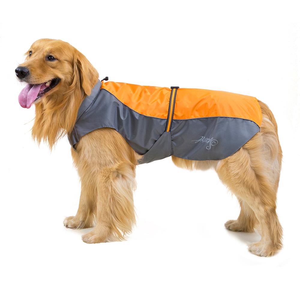 Dog Rain Coat, With Reflective Strip and Easy to Adjust