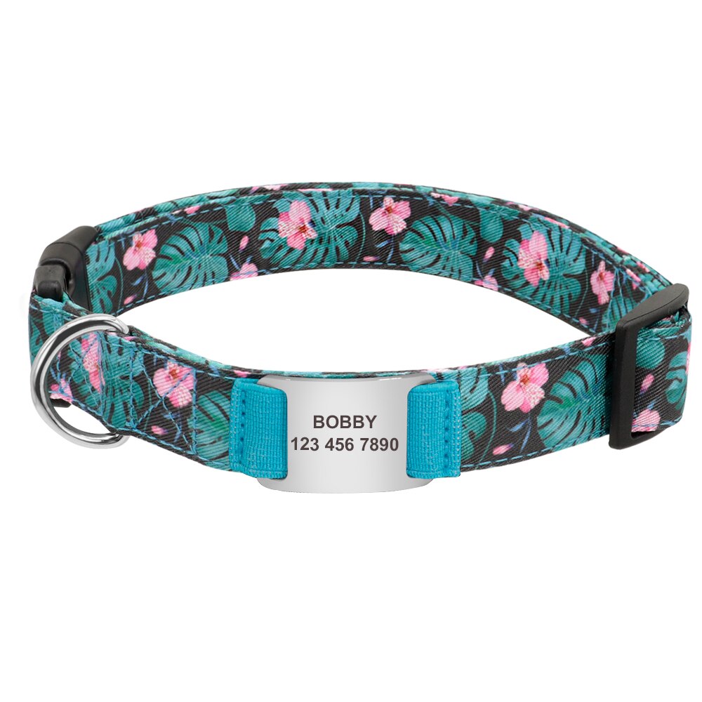 Personalized Dog Collar with Engraveing, For Small to Large breeds