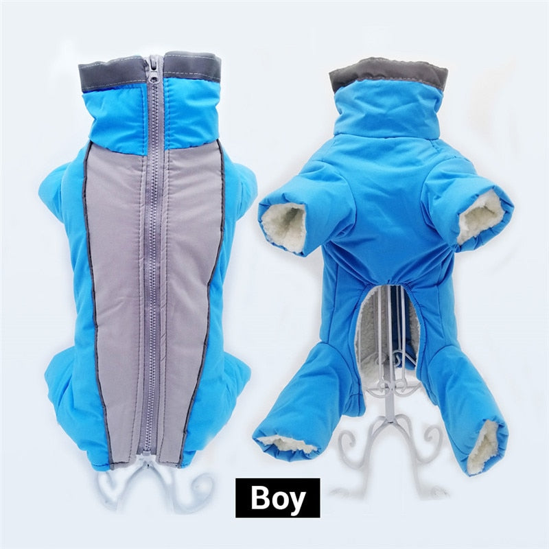 Winter Snow Suit, With Fur Lining