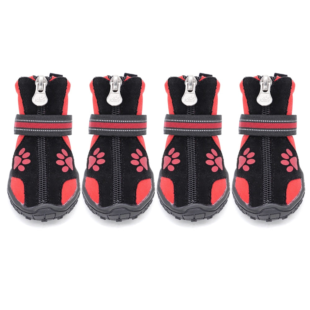 Paw Print With Zip, Anti-Slip Boots