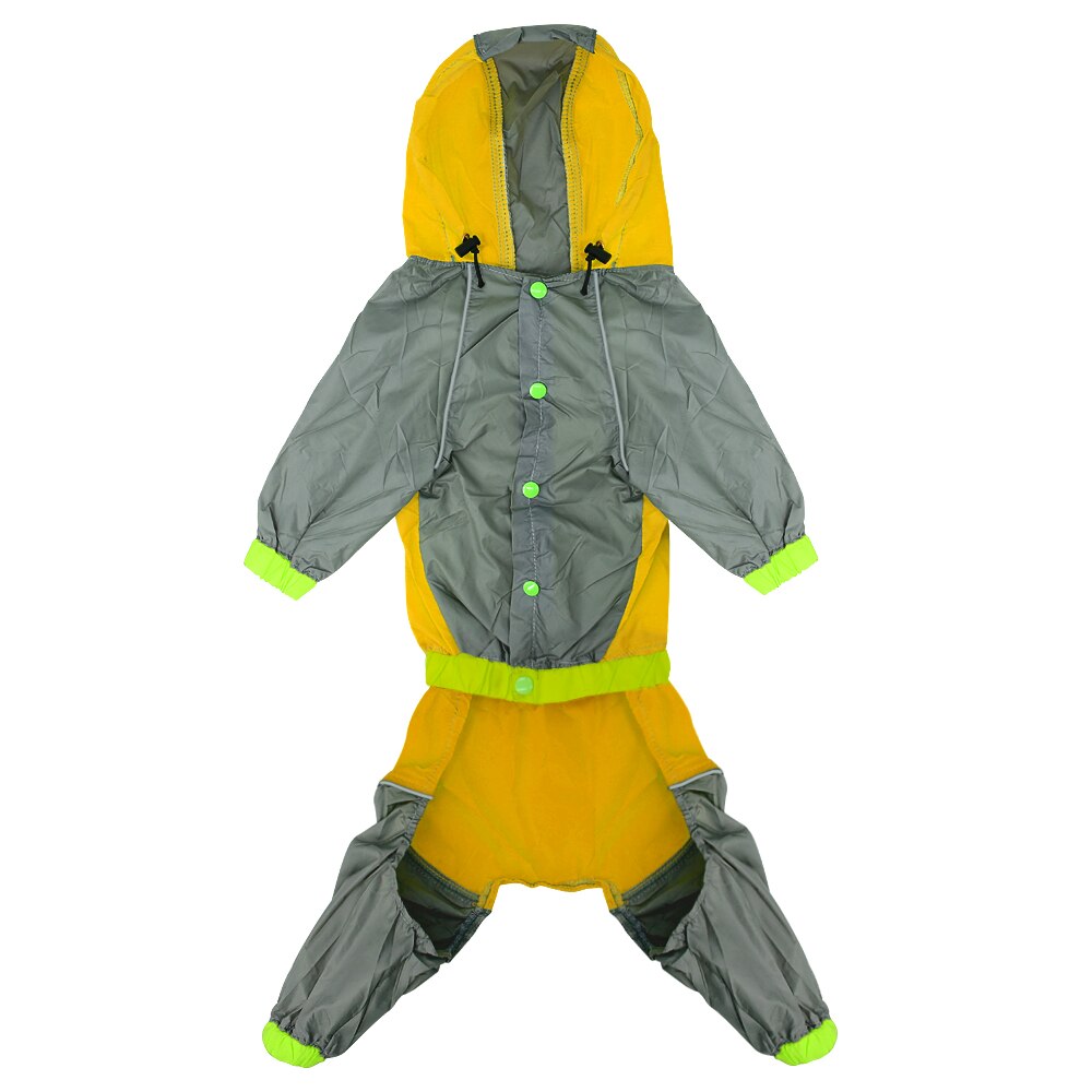 Dog Raincoat, With Reflective Strips