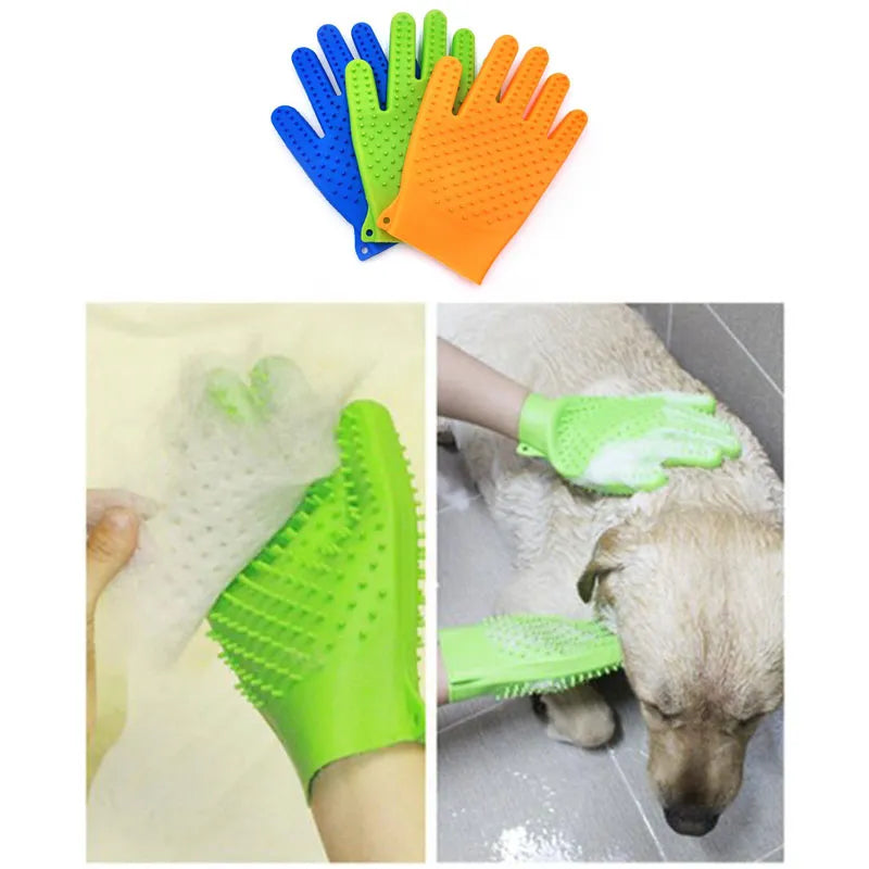 Silicone Dog Glove Brush