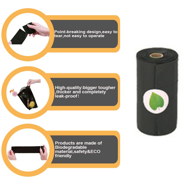 20 Eco - Friendly, Plain Poo Bag Rolls