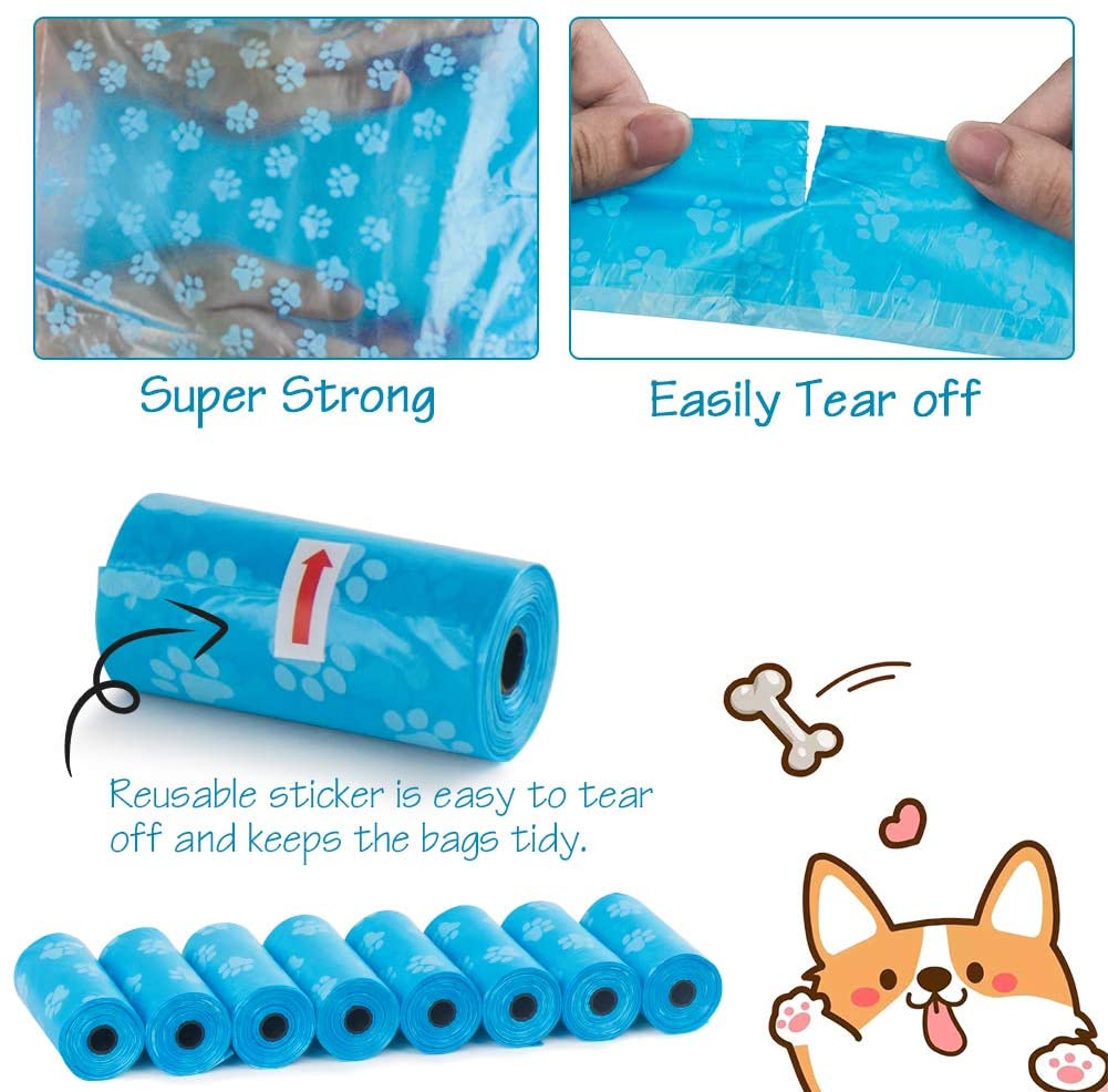 Paw Print Poo Bags