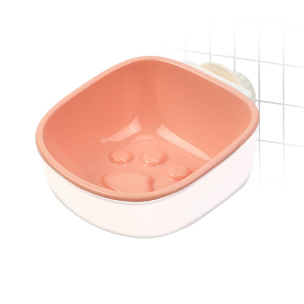 Water & Food Crate Bowls with Paw Print Design