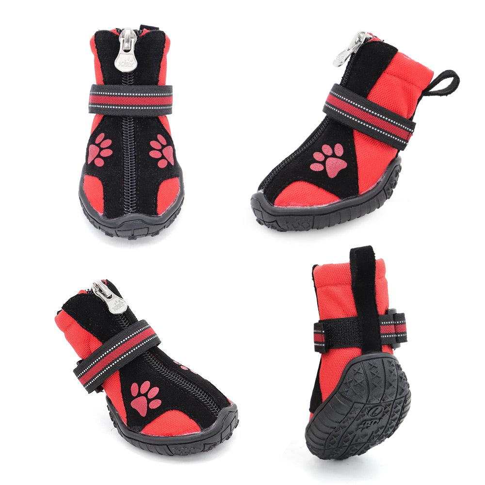 Paw Print With Zip, Anti-Slip Boots