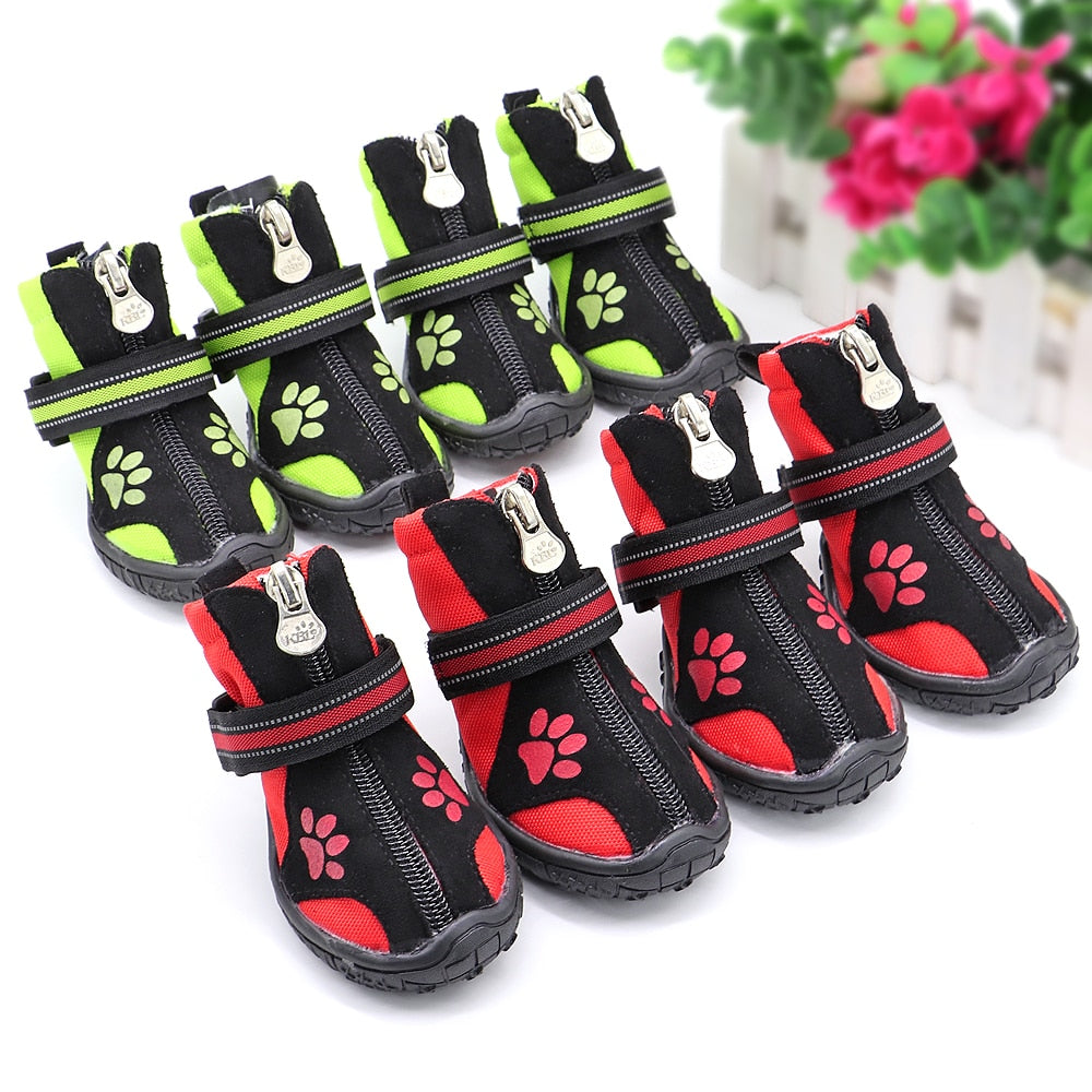 Paw Print With Zip, Anti-Slip Boots