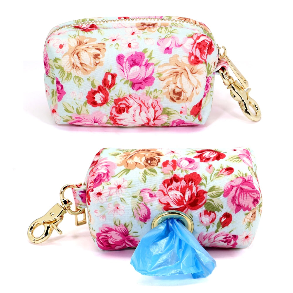 Floral Poo Bag Dispenser