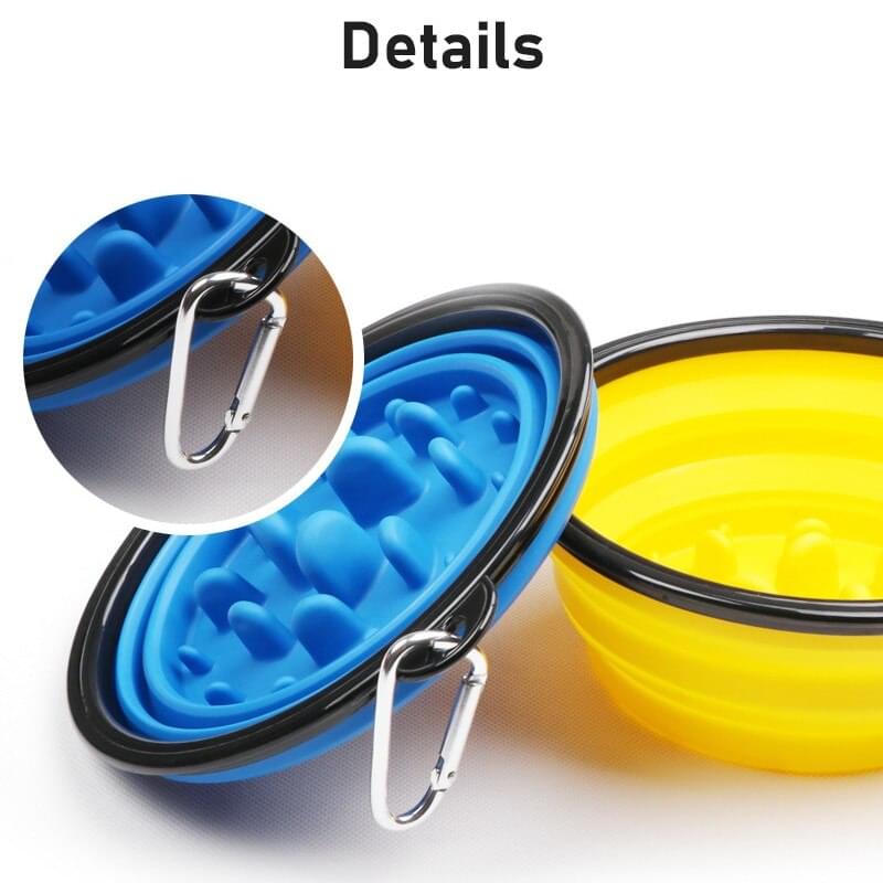 350ml Collapsible, Silicone Dog Bowl, For Water or Food