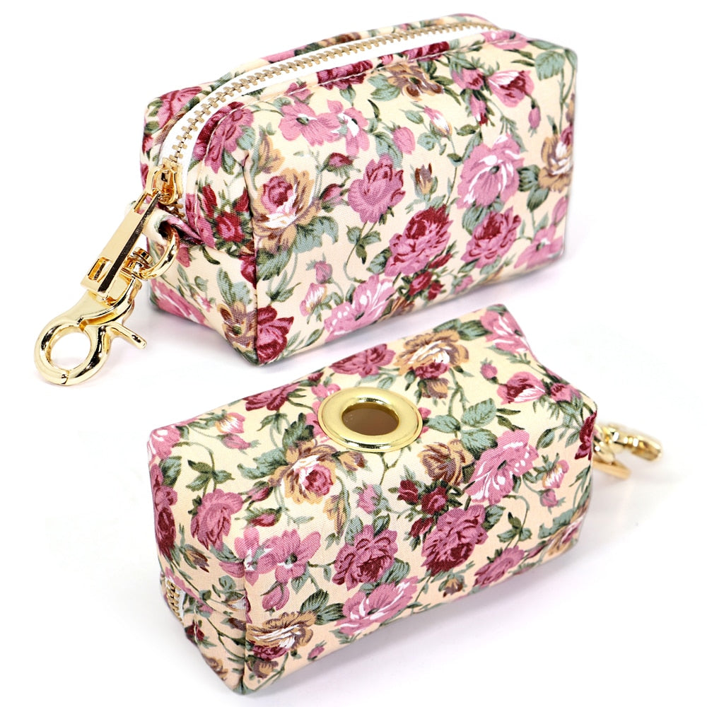 Floral Poo Bag Dispenser