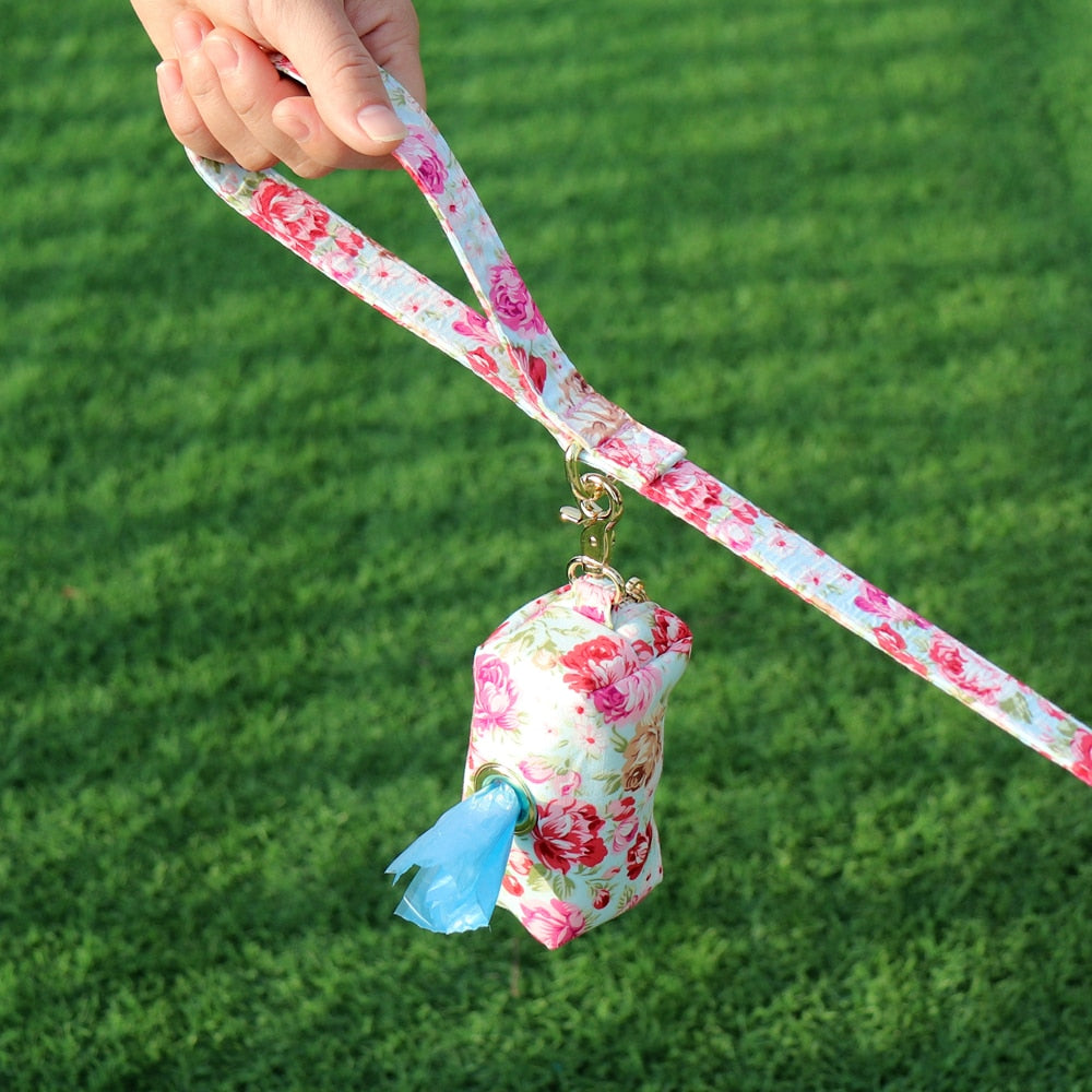 Floral Poo Bag Dispenser