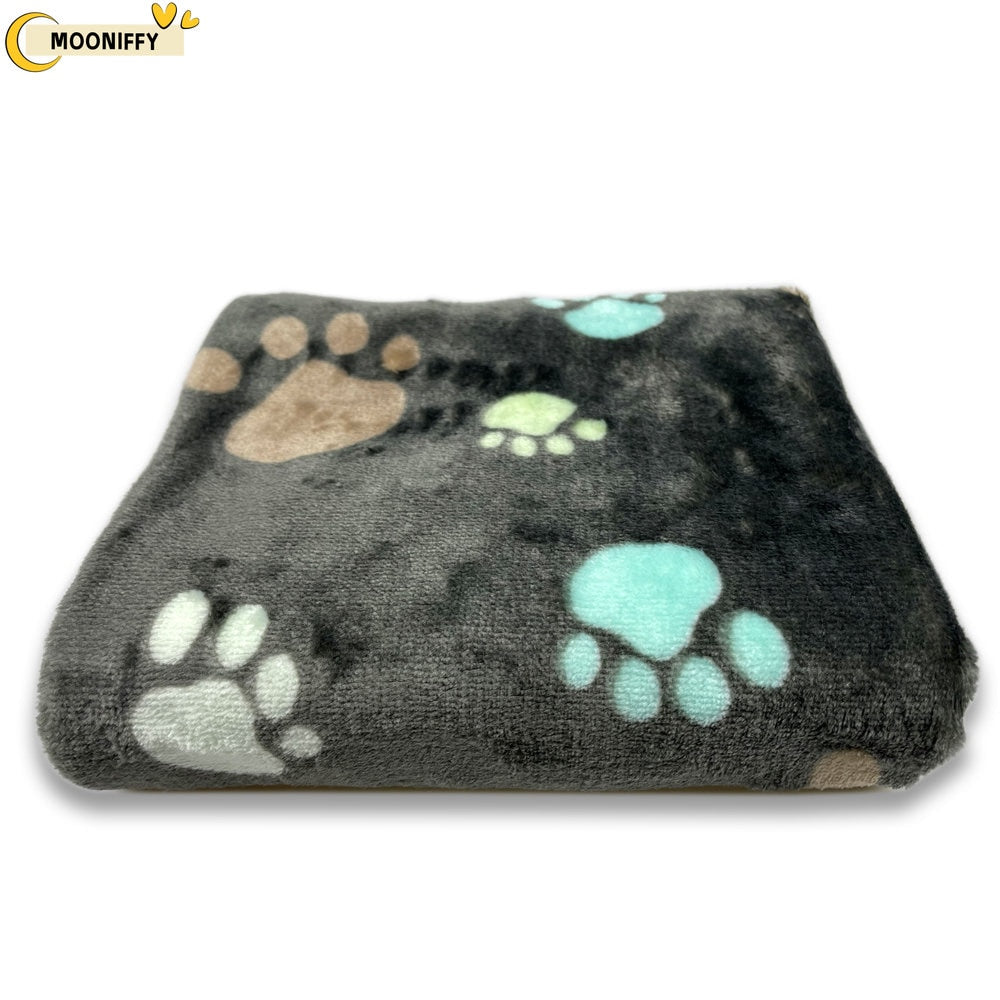 flannel patterned dog blanket