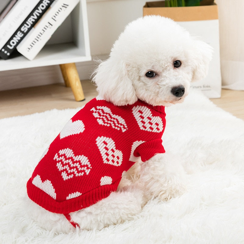 Lovely Comfortable Sweater Knitted Dog Jumper