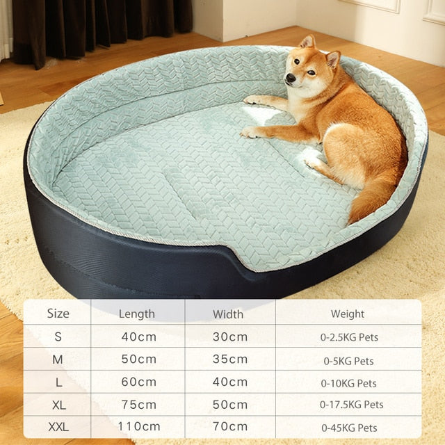 Oval Cushion Padded Bed