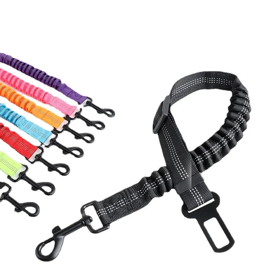 Adjustable Seat Belt, With Elastic Bungee