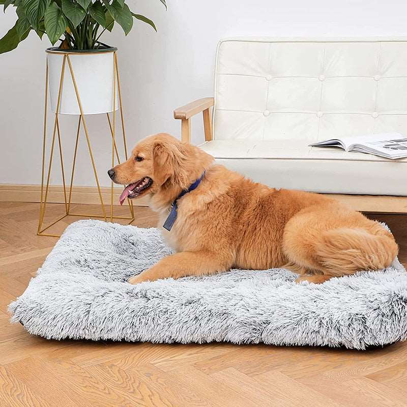 Calming Effect Soft Plush Bed