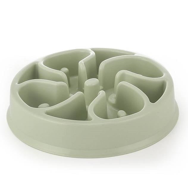 Swirling Slow Feeding Dog Bowl