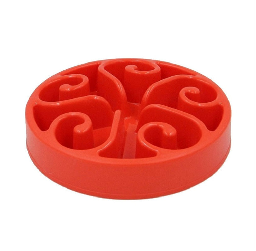 Swirling Slow Feeding Dog Bowl