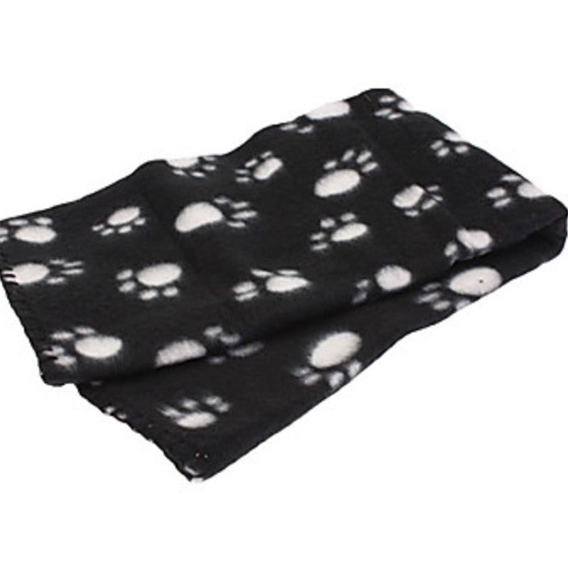 Soft Paw Print Blanket.