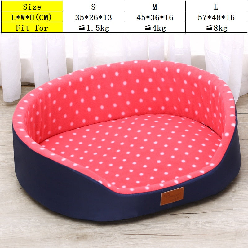 Soft Double-Side Dog Bed, With Outside Boder