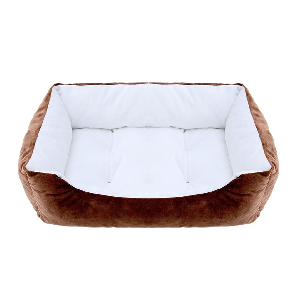 Soft Square Plush Bed