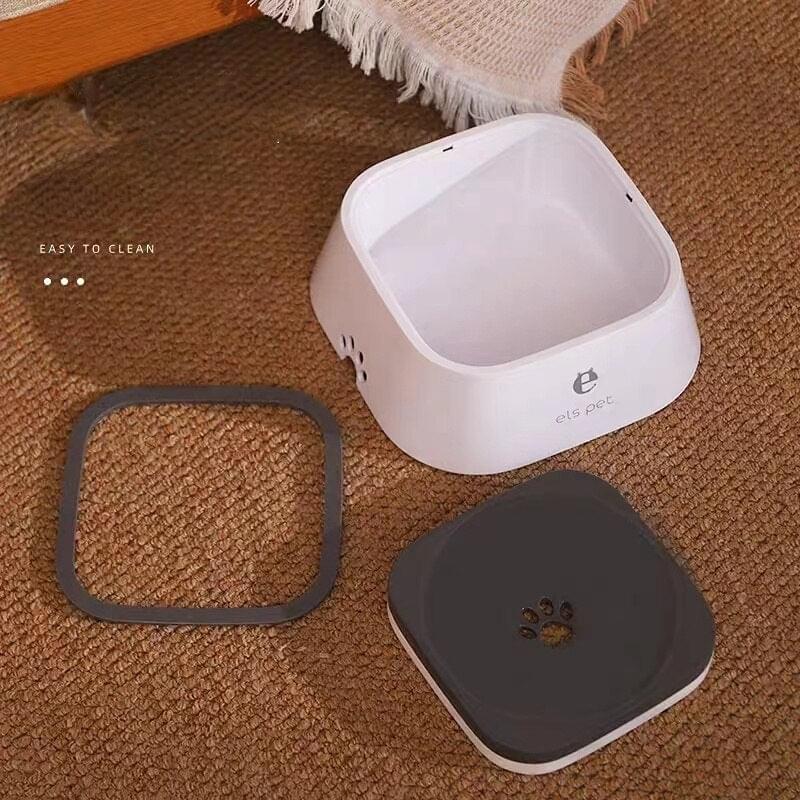 Anti Spill Water Bowl, Cute Paw Center Desgin