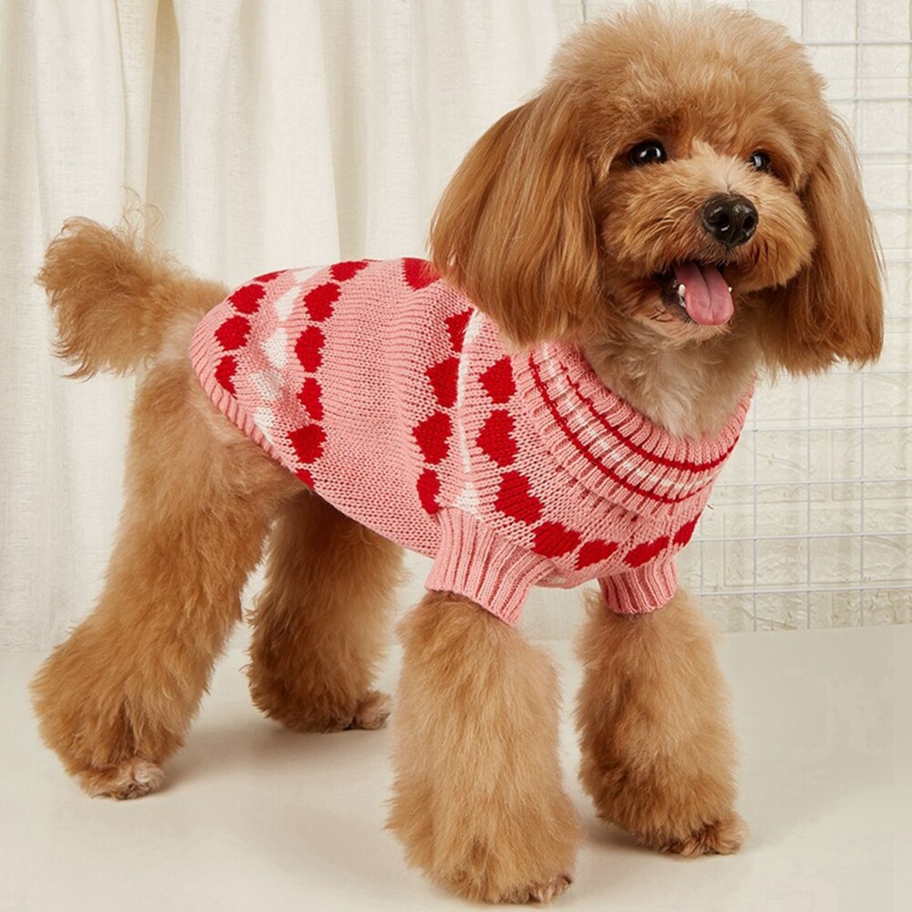 Hearts Galore Dog Jumper