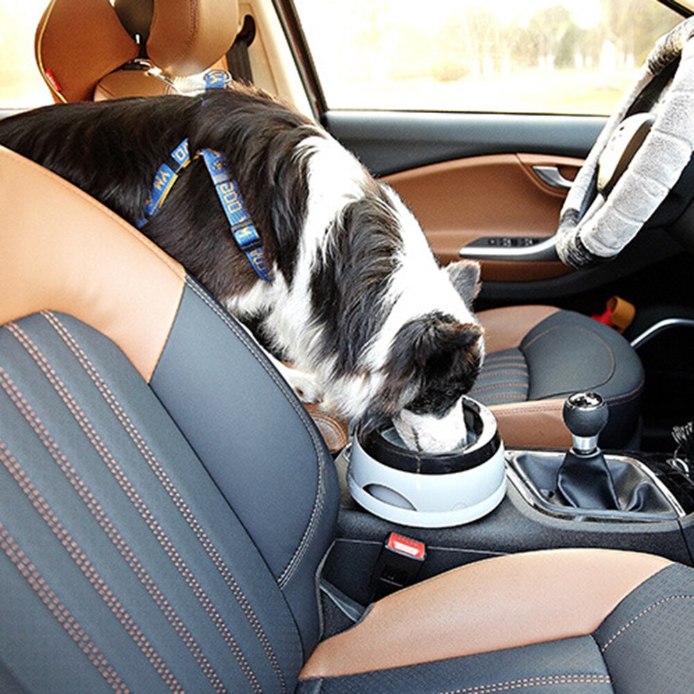 Small Anti - Spill Water Bowl, Great For Travel and Messy Pups