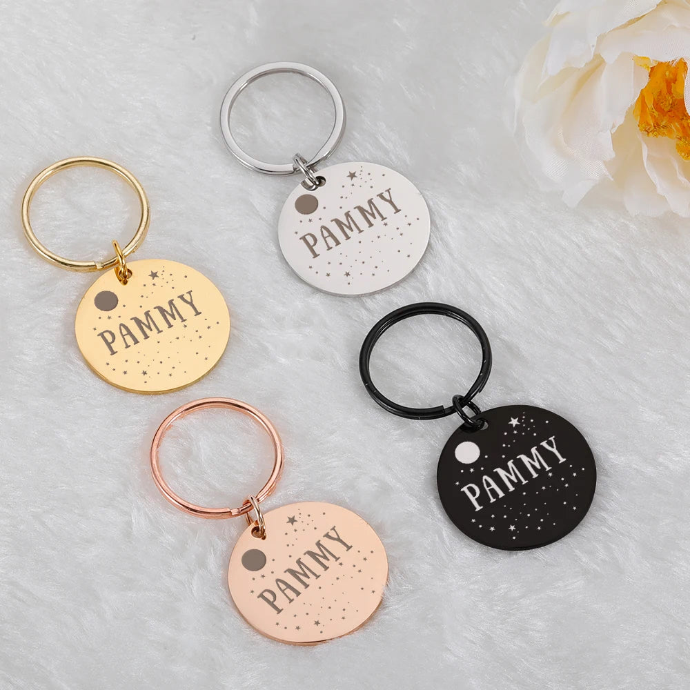 Personalized ID Tag With Star Design