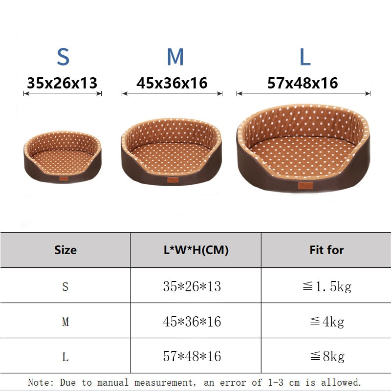 Soft Double-Side Dog Bed, With Outside Boder