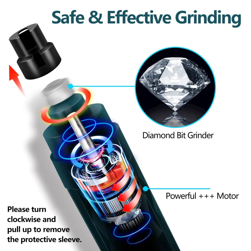 Low Noise Electric Nail Grinder