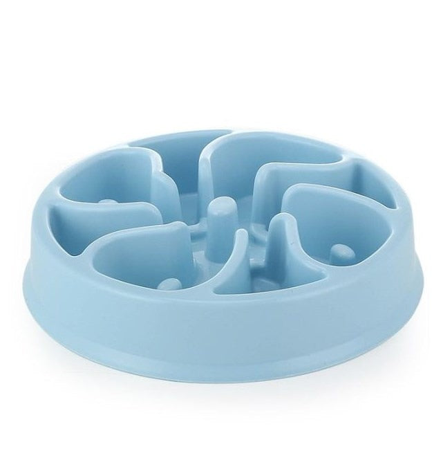 Swirling Slow Feeding Dog Bowl